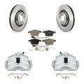Transit Auto Front Disc Brake Caliper Rotors And Semi-Metallic Pads Kit For Audi TT Quattro With 340mm Diameter Rotor KC8-100064P