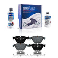 Detroit Axle - Front Brake Pads Cleaner & Fluid Replacement for BMW 328i 335i 525i 528i 530i 550i 645Ci 650i 745Li 750i 760i M3 Fits select: 2013 BMW 328 XI, 2010 BMW 328 I SULEV