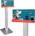 KwikBoost 8 Device Freestanding Charging Station - Library Graphic