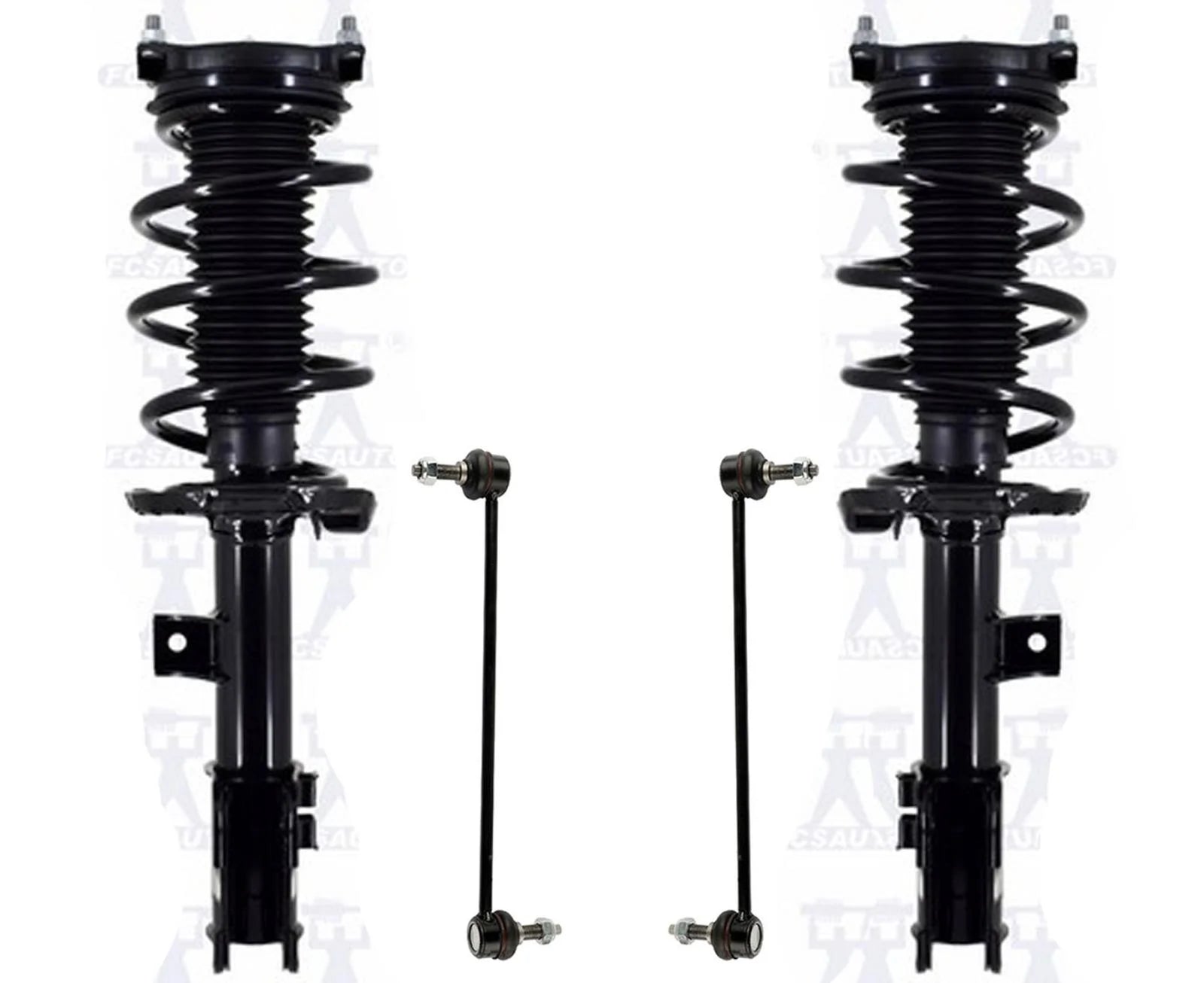 Front Left & RIght Complete Struts & Sway Bar Links Fits 2016-2019 Kia Sorento