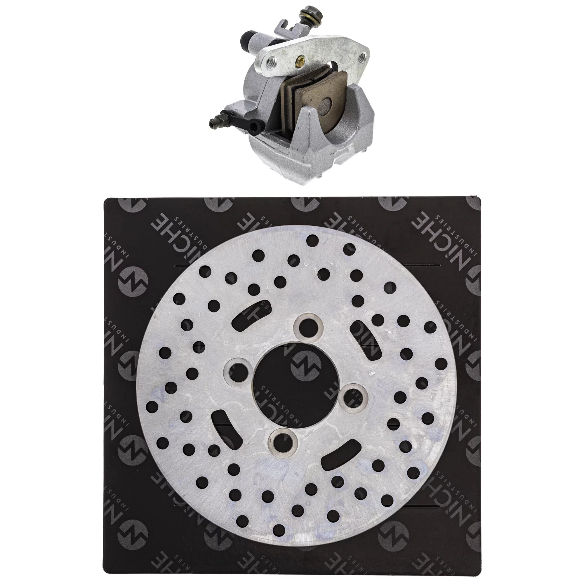 Niche Front Left Break Rotor Caliper Kit for Yamaha Kodiak 400 5LP-2580T-00-00 MK1007855