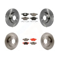 Transit Auto - Front Rear Disc Brake Rotors And Semi-Metallic Pads Kit For 2004-2005 Mazda 3 2.0L K8S-101243