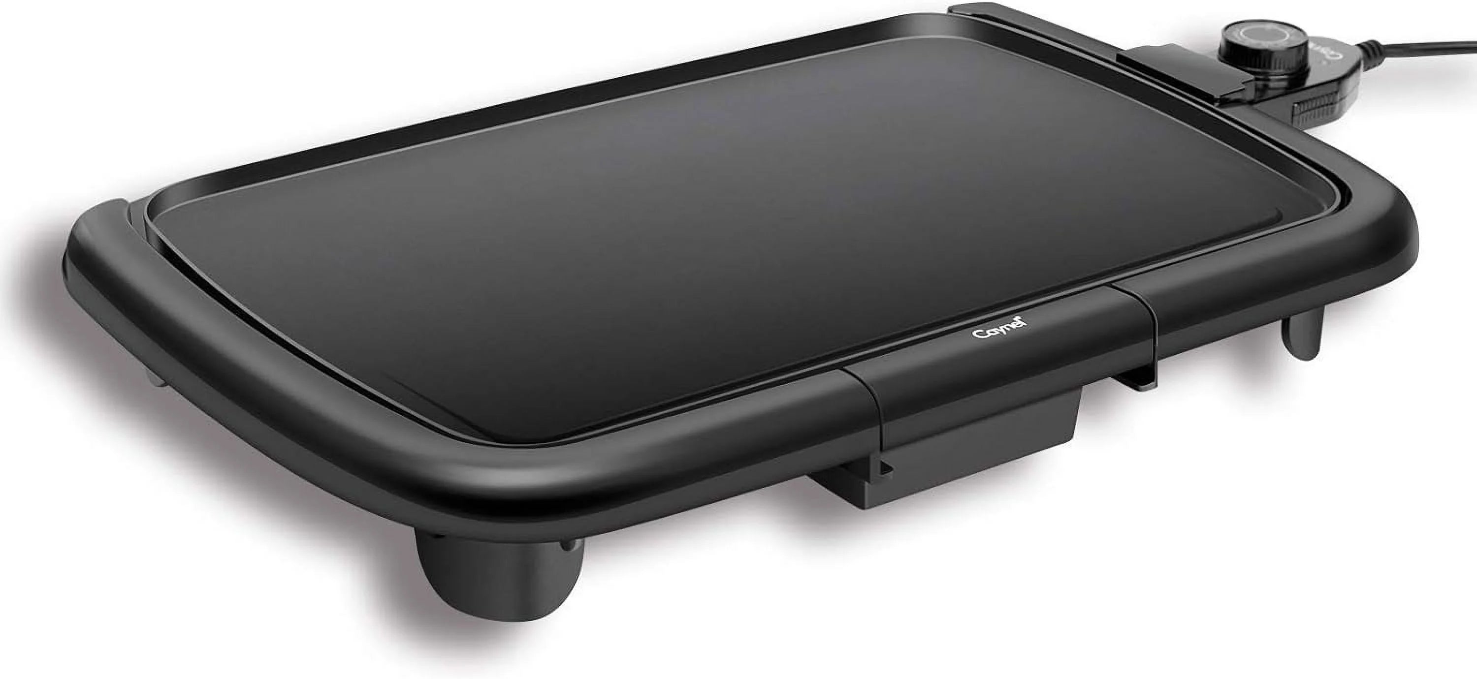 Electric Griddle,Cool-Touch Griddle,Smoke Less Non-Stick Coating With Removable Handles And Drip Tray,Upgrade Thermostat For Indoor/Outdoor, Fully Immersible Easy Cleaning 16¡±X10¡± Family-Sized