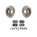 Teledu Rear Ceramic Brake Pads & Rotors Kit For Audi Volkswagen 282mm Diameter Rotor