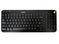Logitech K360 Wireless USB Desktop Keyboard Compact Full Keyboard, 3-Year Battery Life (Glossy Black) - Used