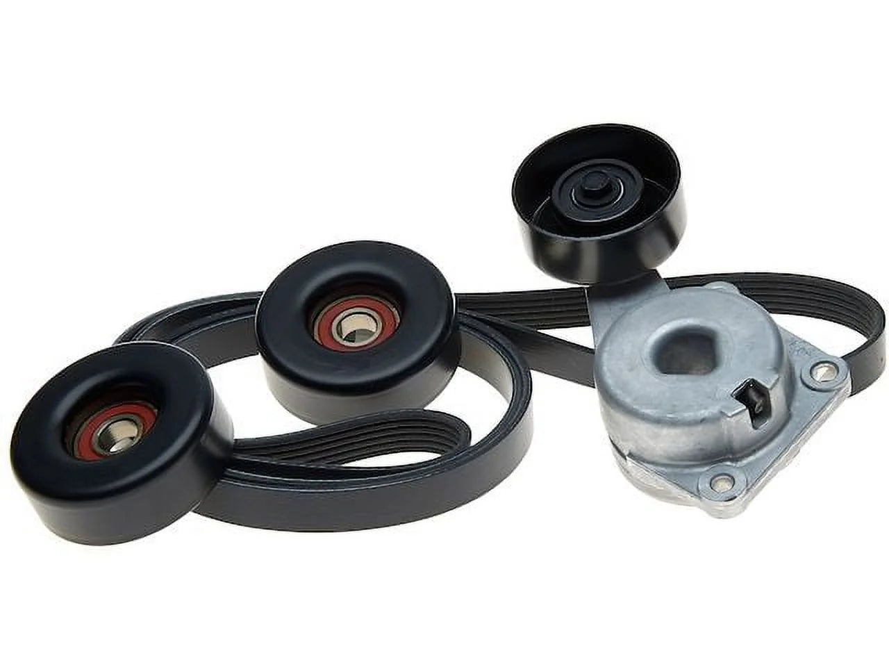 Serpentine Belt Drive Component Kit - Compatible with 2005 - 2006 Ford Mustang 4.6L V8 GAS