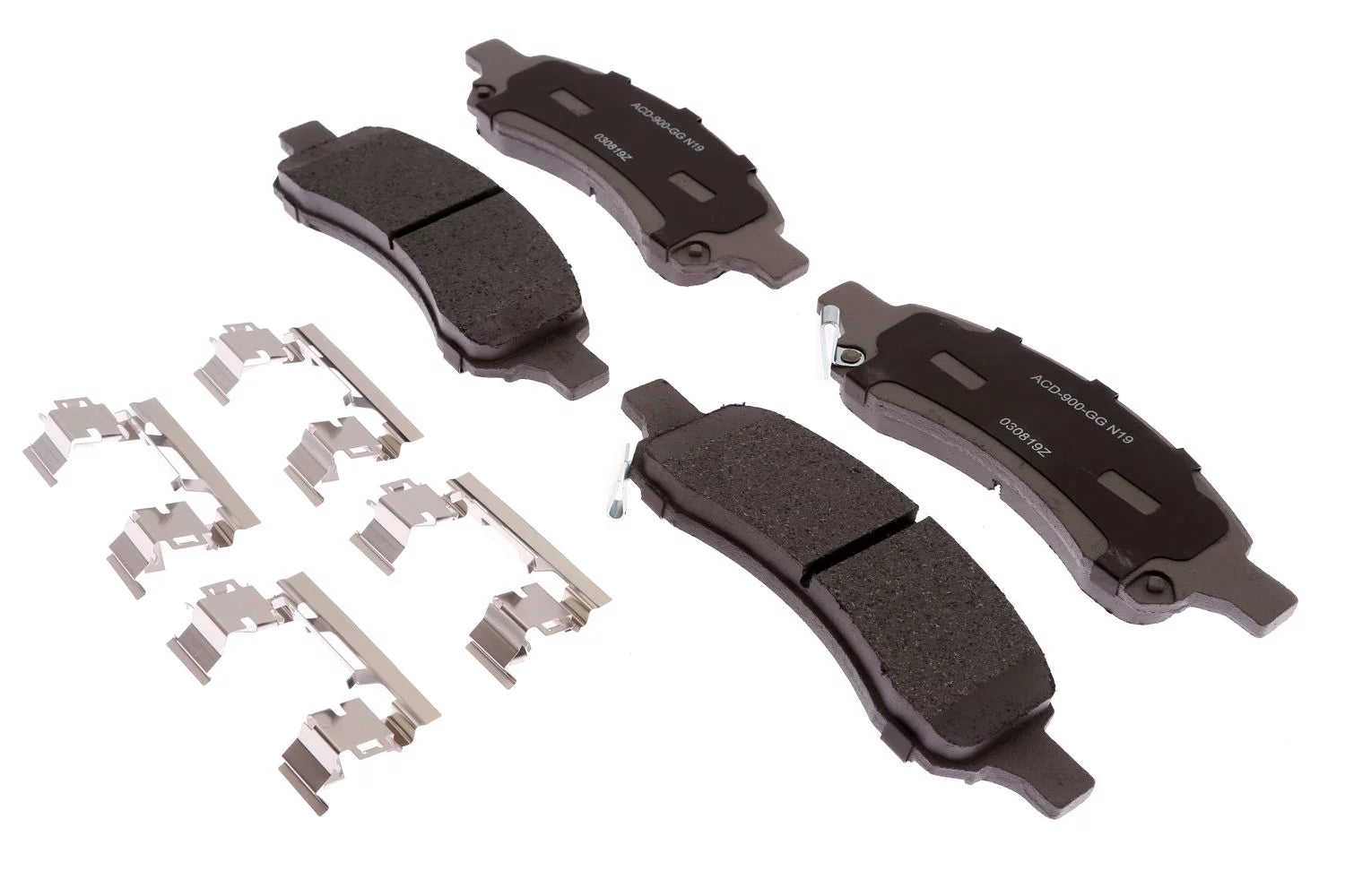 ACDelco Silver Ceramic Brake Pad Set Fits select: 2009-2017 CHEVROLET TRAVERSE, 2007-2016 GMC ACADIA