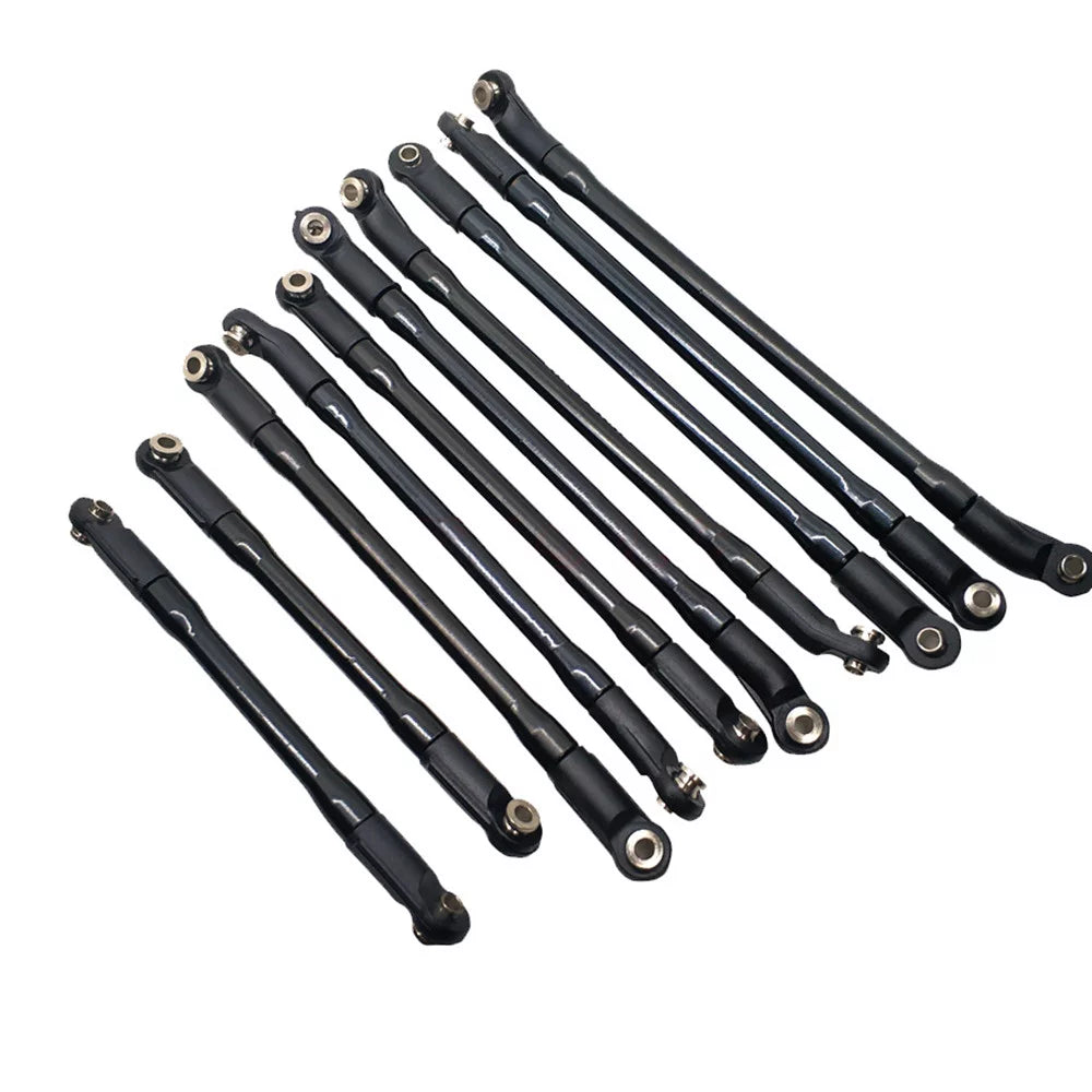 10* RC Crawler Car Rod Link Linkage KIT Shock Absorber 313MM Wheelbase 1/10 for Axial SCX10 II 90046