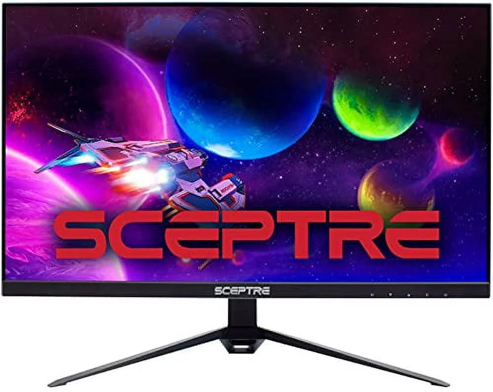Sceptre IPS 27 QHD 2560 x 1440p LED Monitor DisplayPort HDMI up to 165Hz AMD FreeSync Premium 99% sRGB Build-in Speakers, Machine Black 2021 (E275B-QPT168)