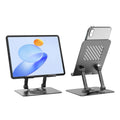 Tablet Stand for Drawing, KEXIN Aluminum Adjustable Universal iPad Holder with 360 Swivel Base,tablet holder for - Black