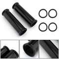 ALLTIMES 2PCS Motorcycle Front Fork Cover Shock Absorber for Harley for Sportster XL883 XL1200 FXD, Aluminum Alloy Black