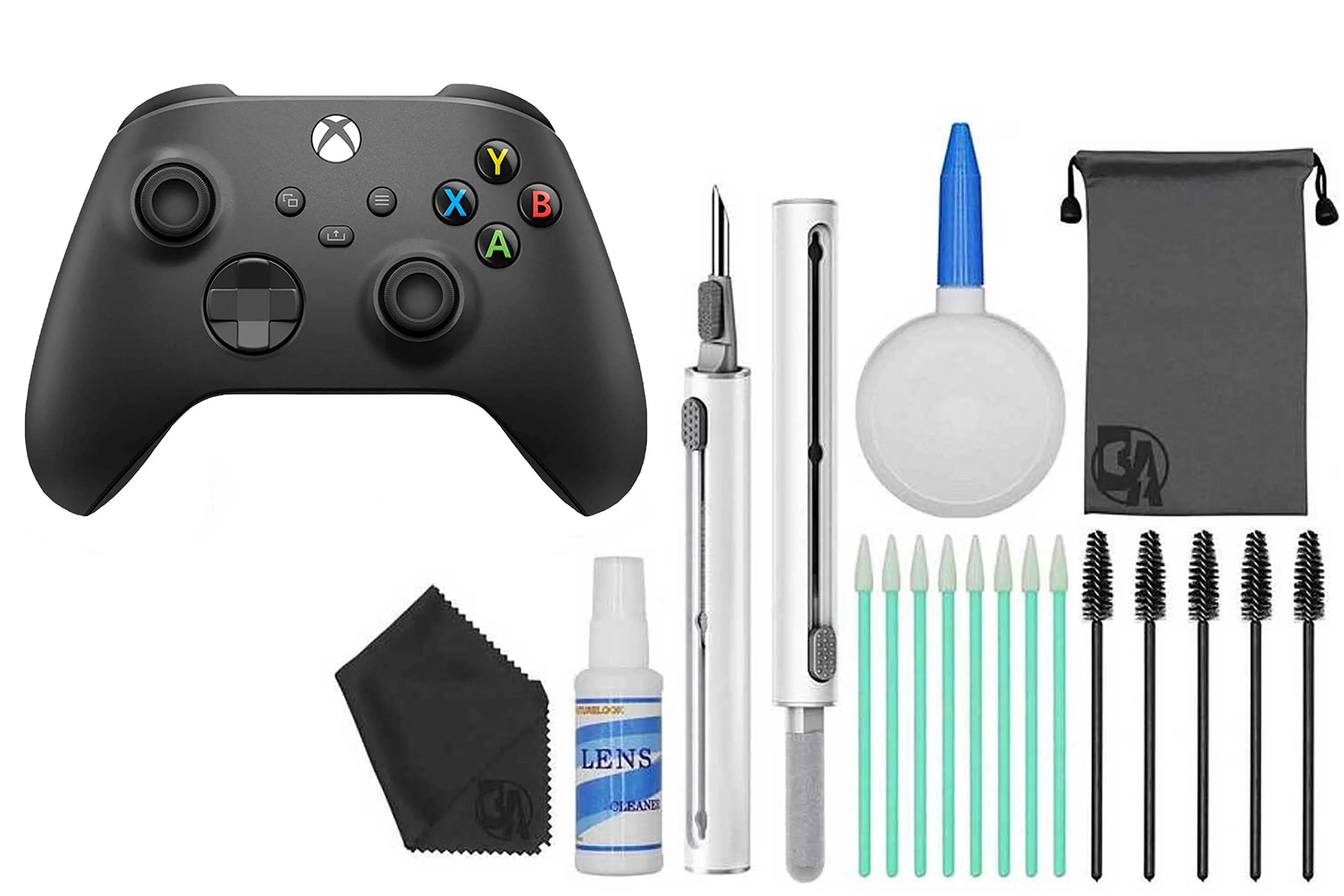 Pre-Owned Microsoft QAU-00001 Controller for Xbox Series X, Xbox Series S, and Xbox One, Carbon Black (Refurbished: Like New)