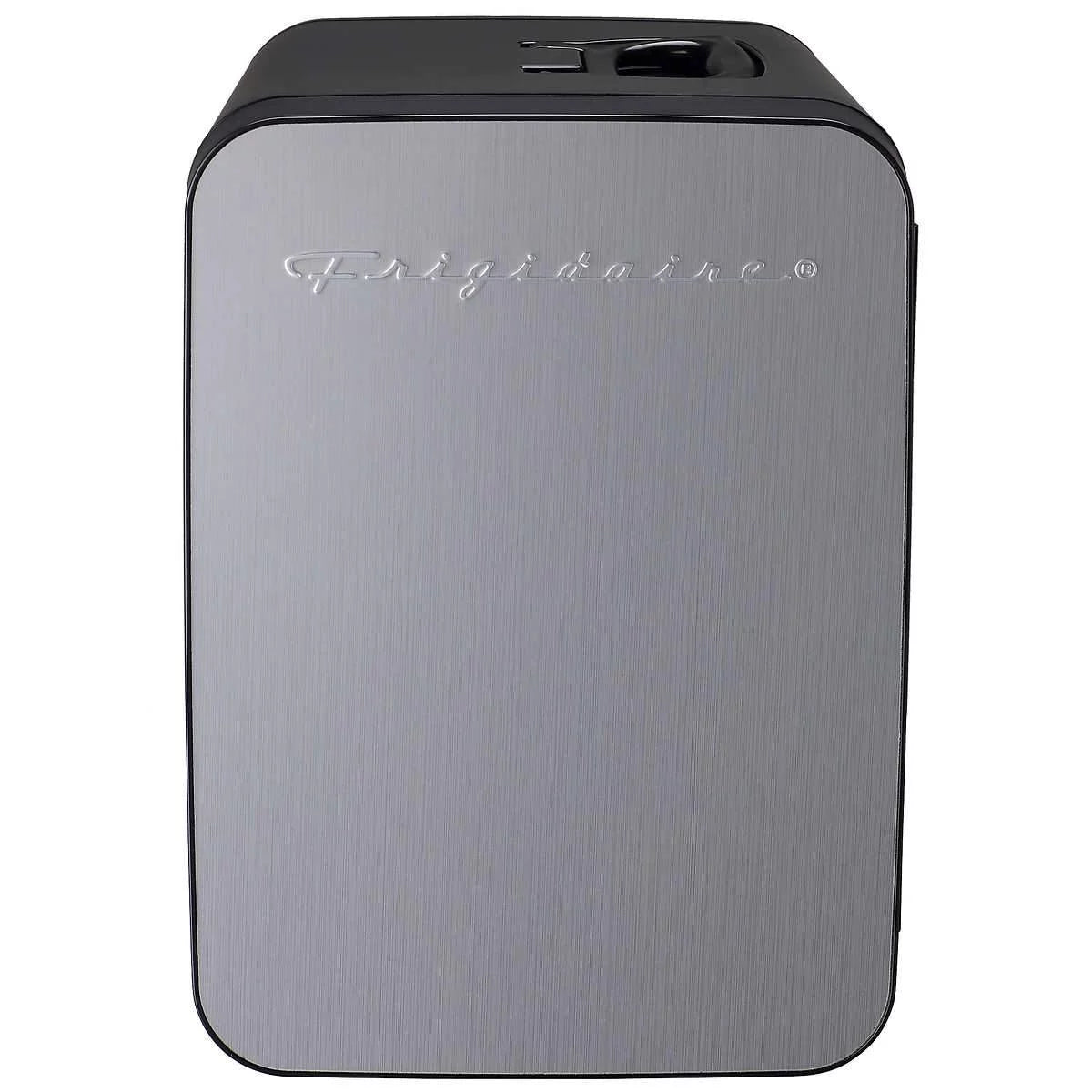 Frigidaire 10L/15 Can Retro Glass Stainless Steel Door Beverage Mini Fridge