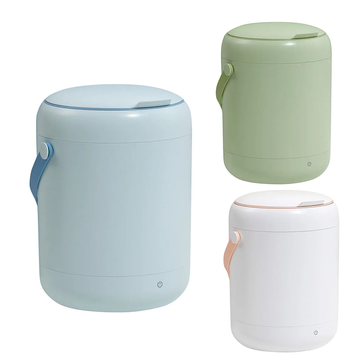 TurboClean Smart Clothes Washing Machine - Antibacterial Underwear & Socks Washer with Blue Light, Compact & Efficient